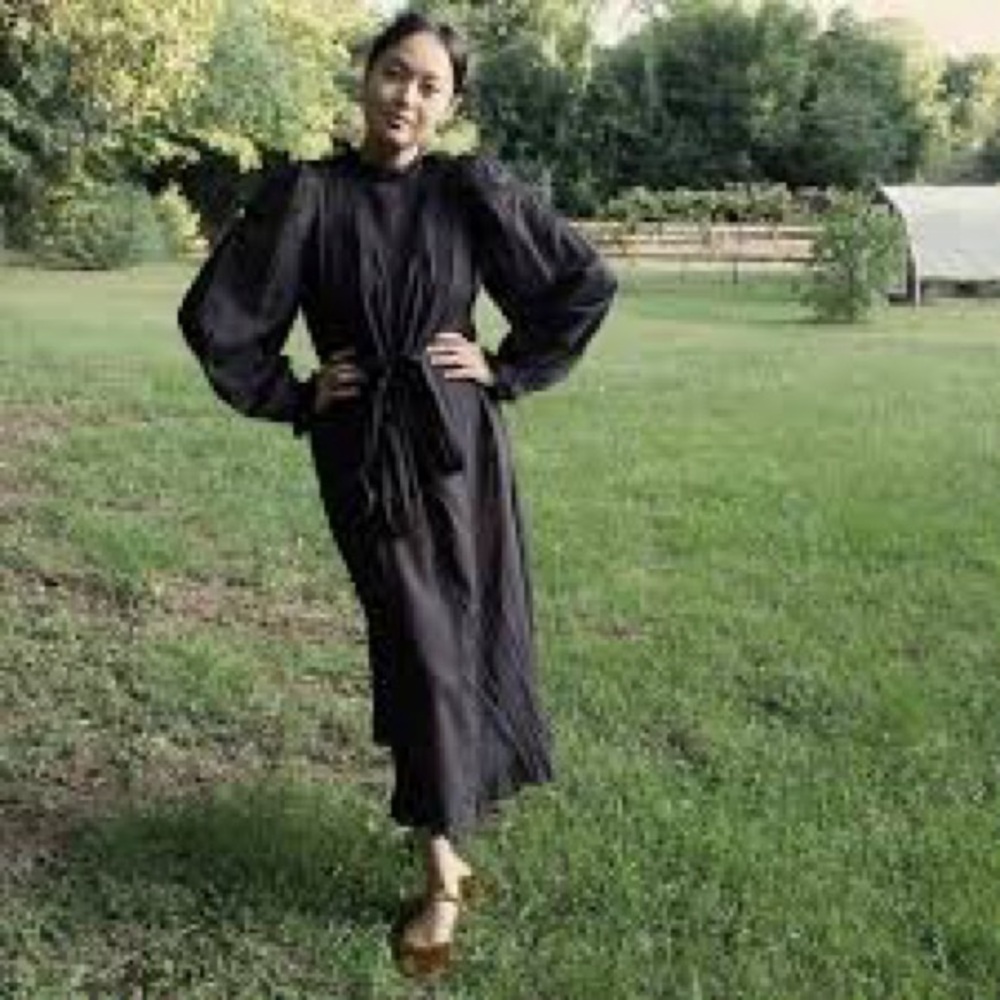 Doen Fraise Dress Black